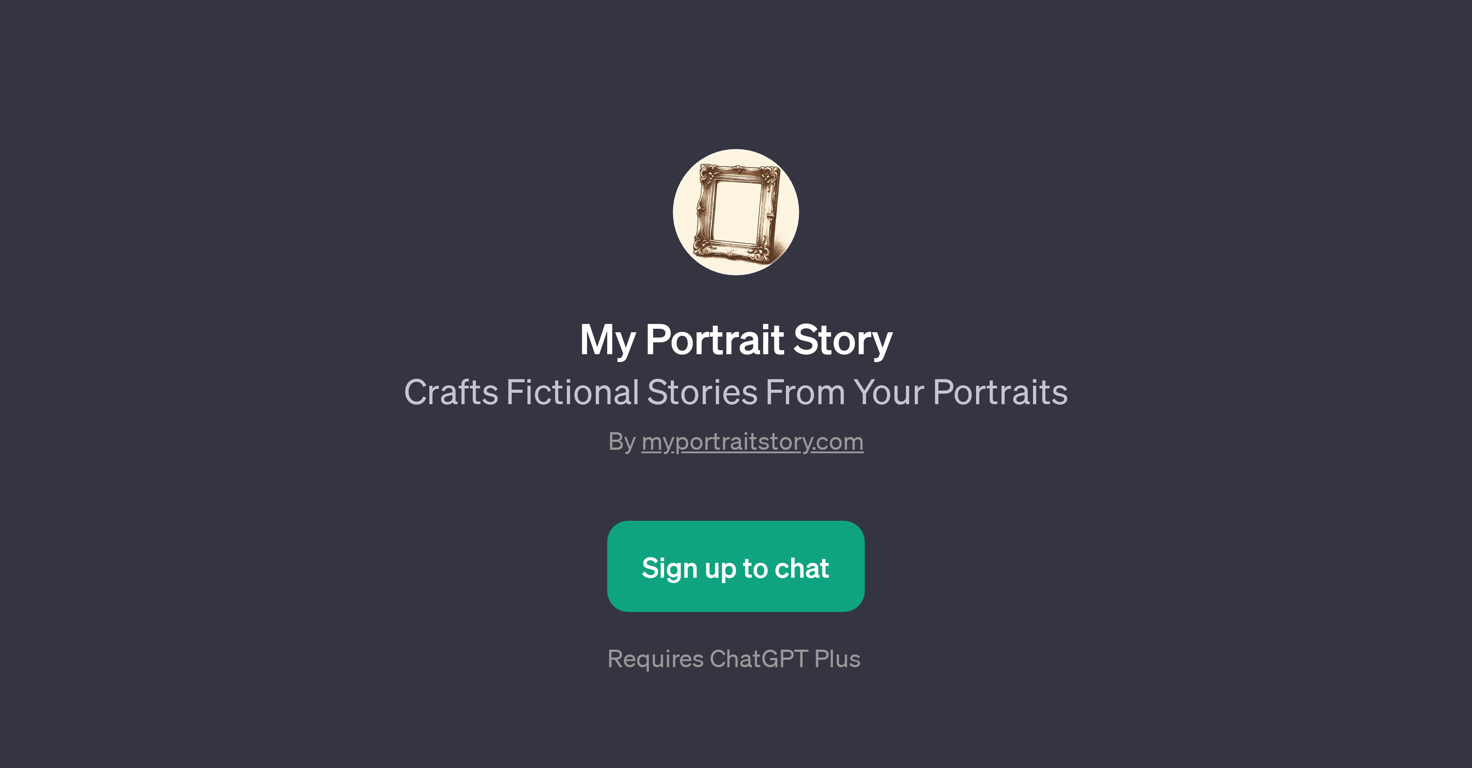 My Portrait Story website