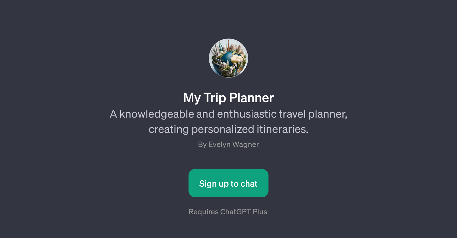 My Trip Planner website