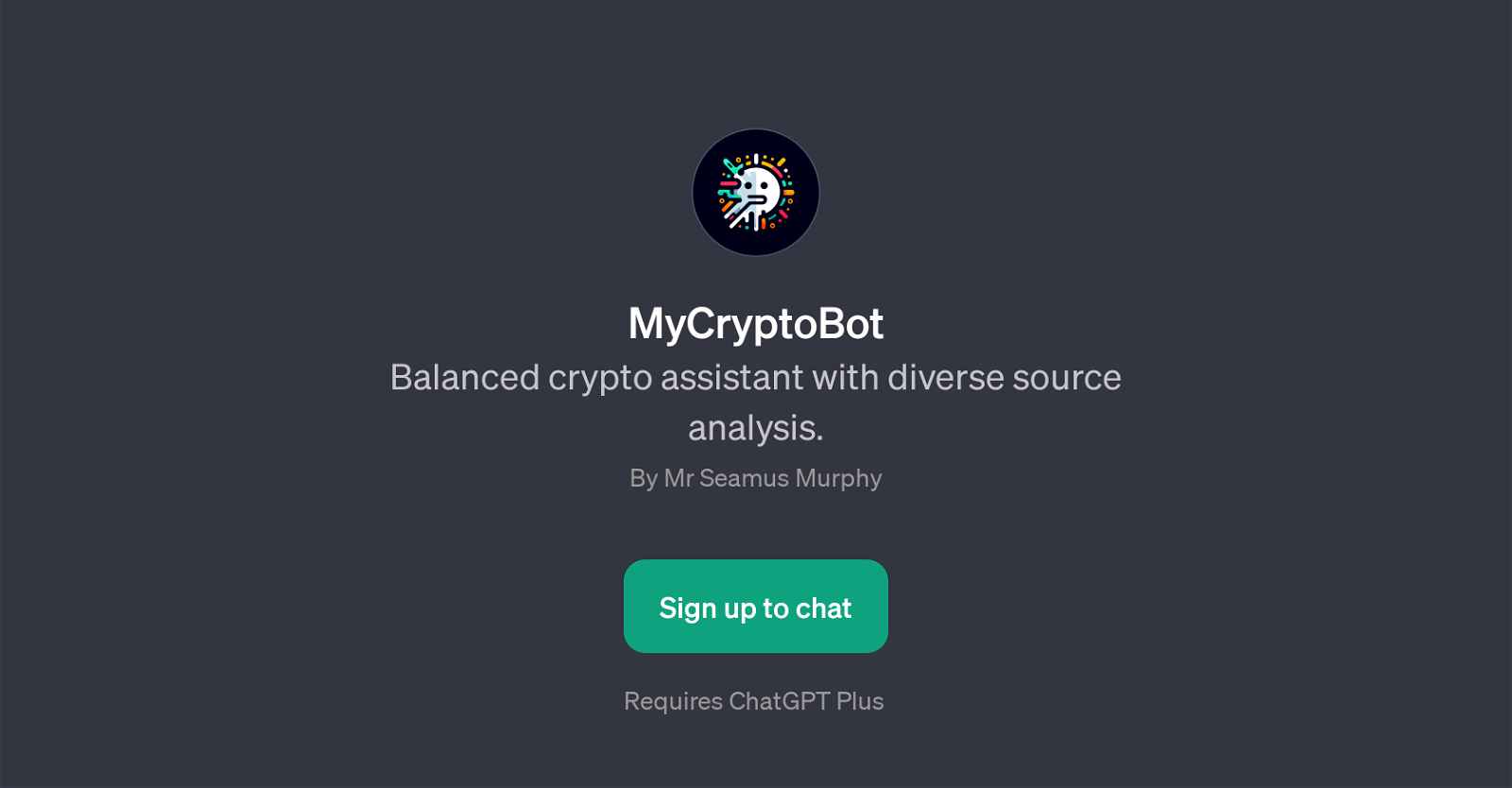 MyCryptoBot website
