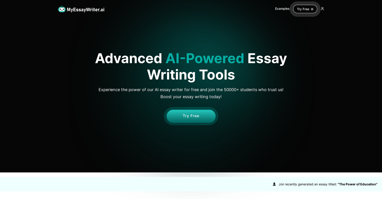 MyEssayWriter website