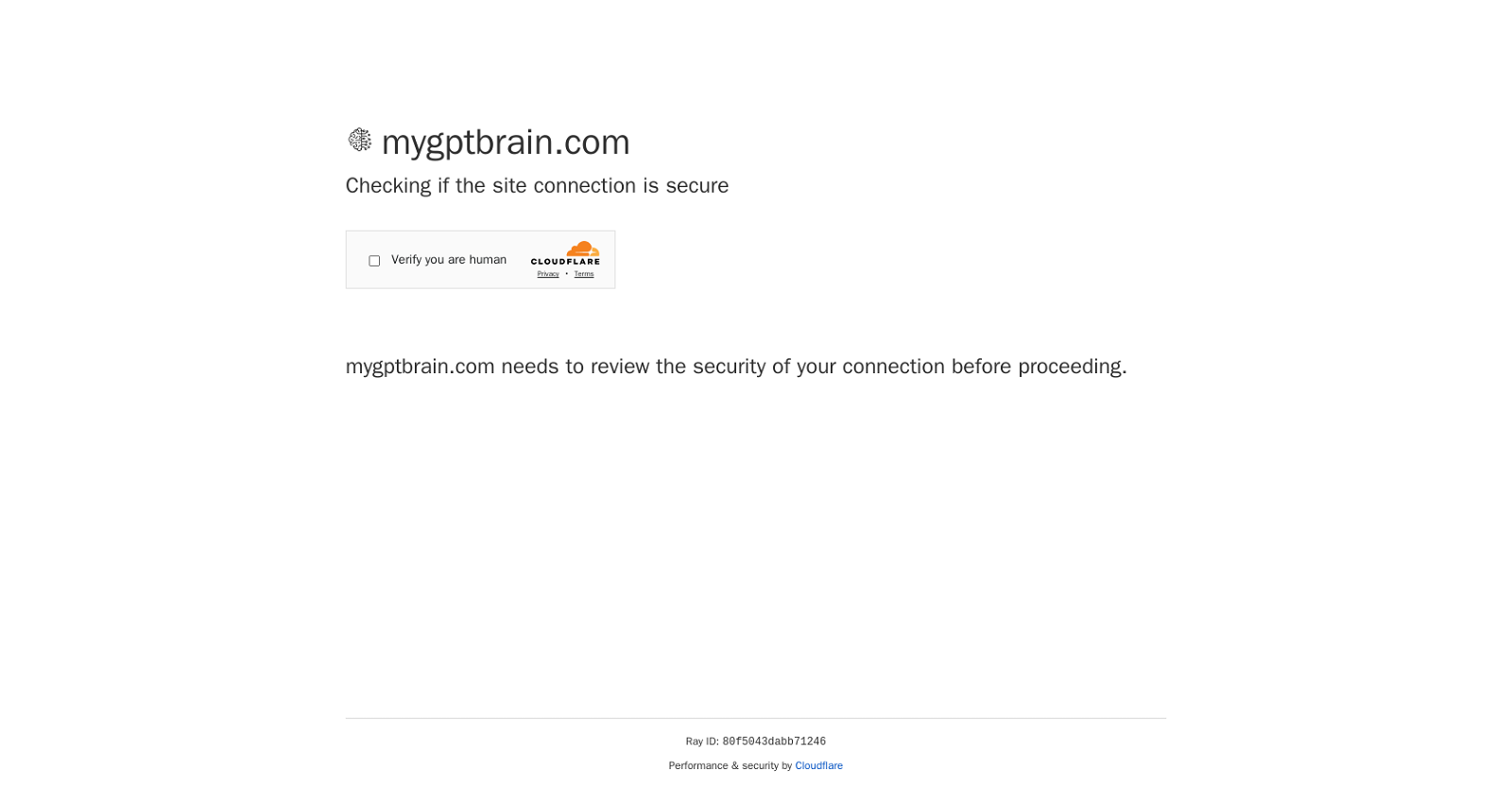 myGPTBrain website