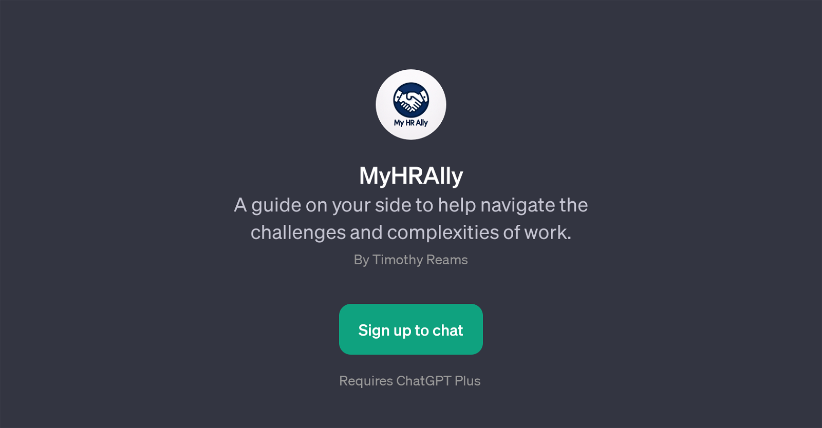 MyHRAlly website