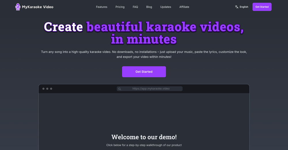 MyKaraoke Video website