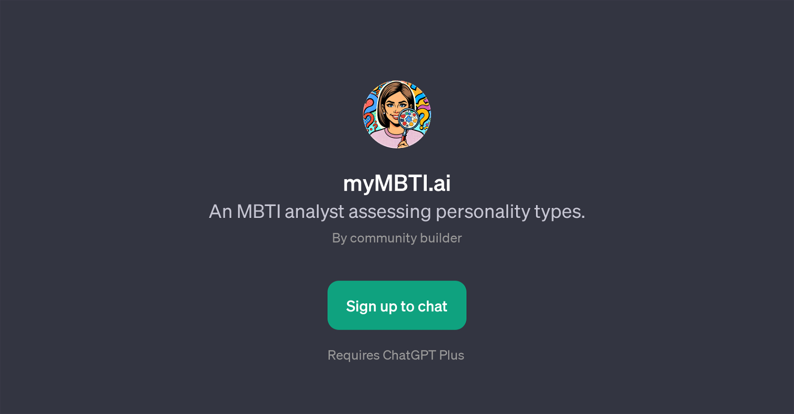 myMBTI.ai website