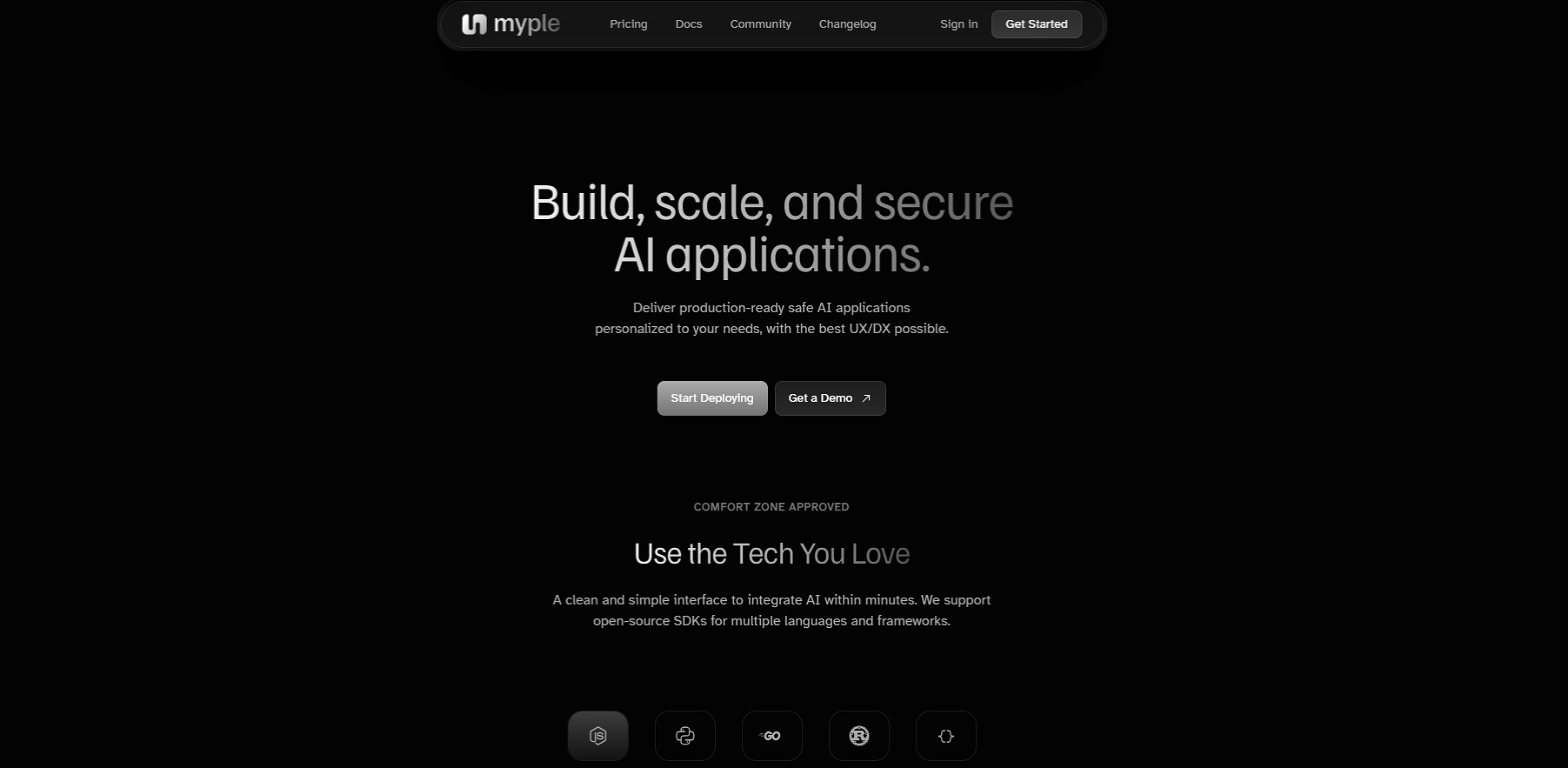 Myple website