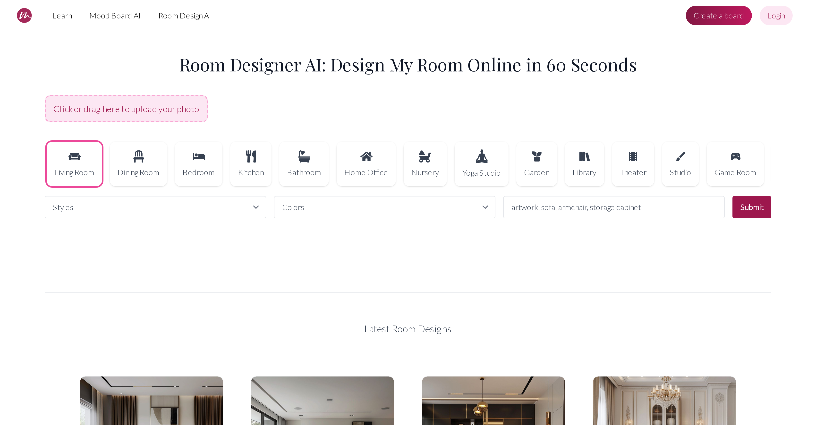 MyRoomDesigner website