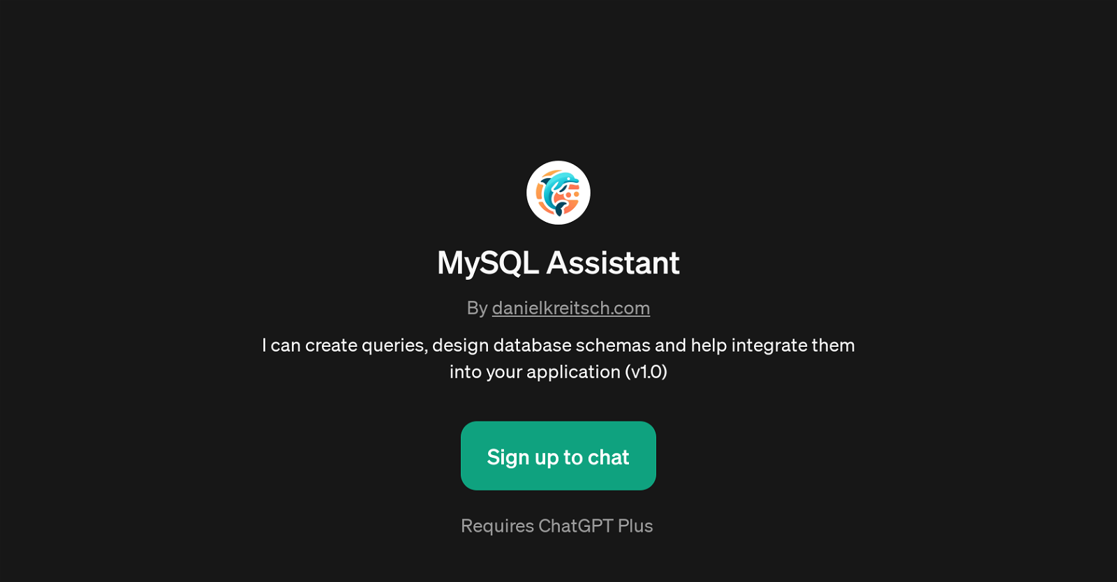 MySQL Assistant website