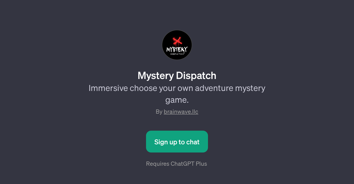 Mystery Dispatch website