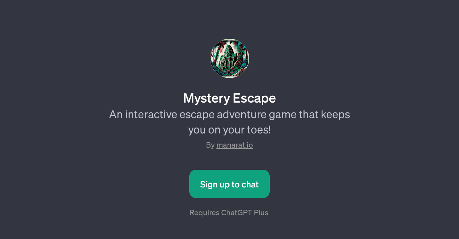Mystery Escape website
