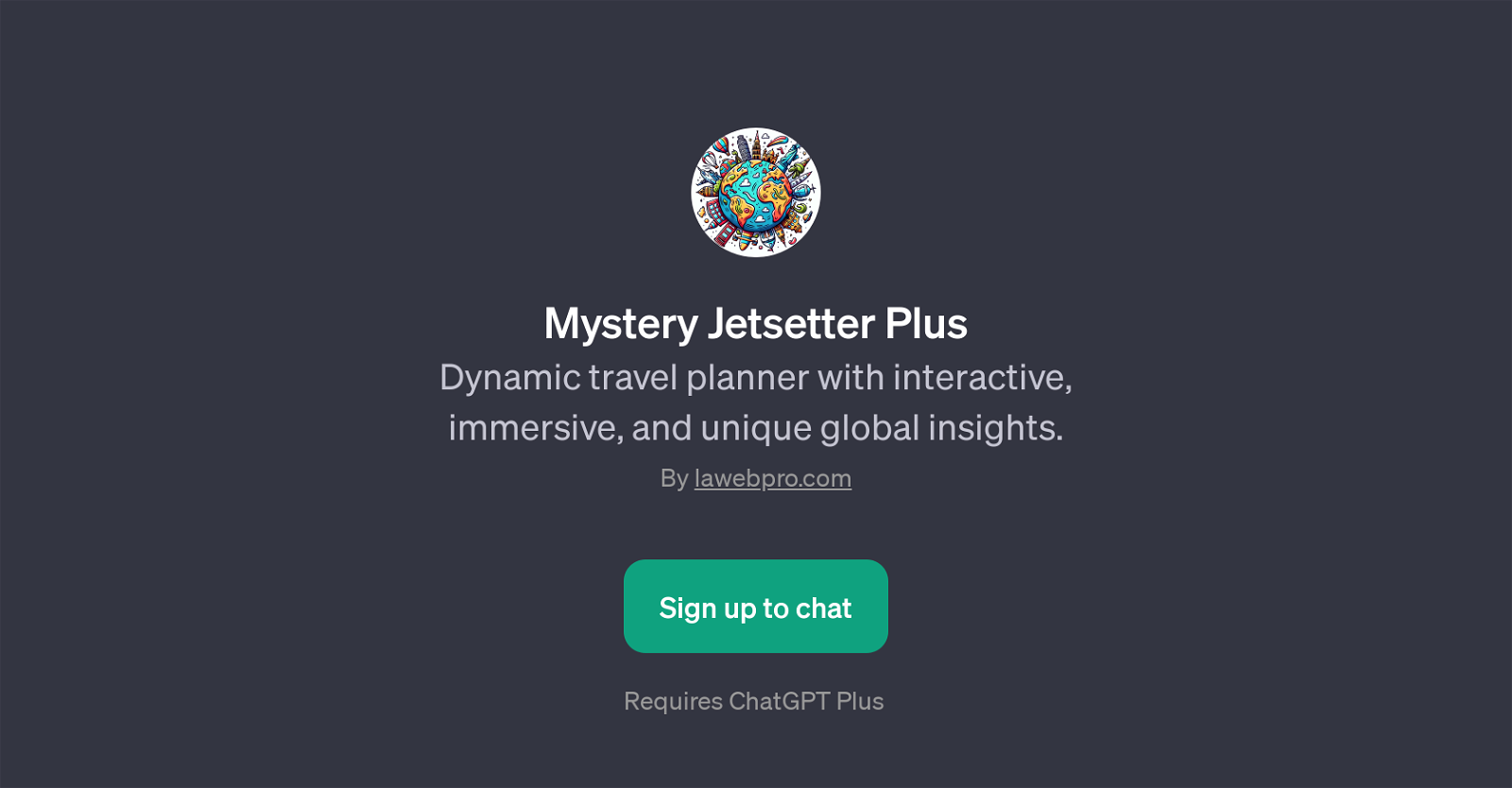 Mystery Jetsetter Plus website