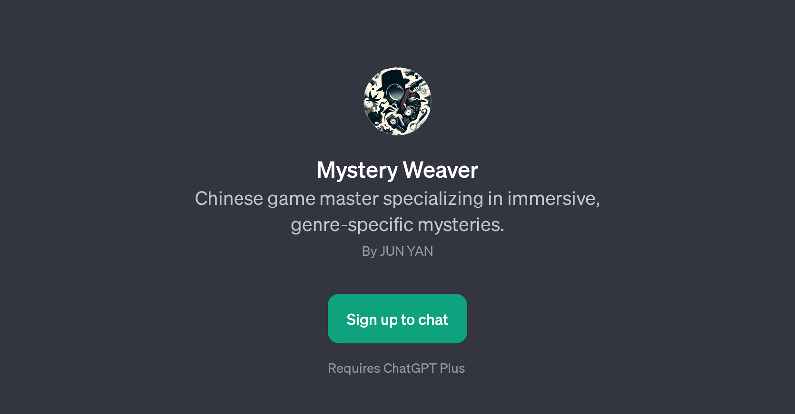 Mystery Weaver website