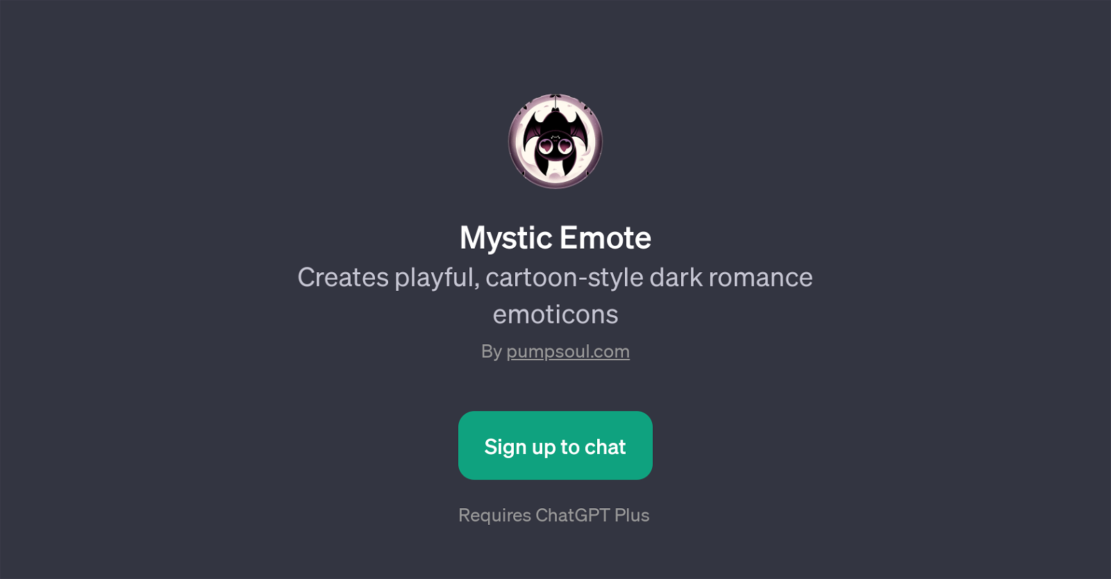 Mystic Emote website