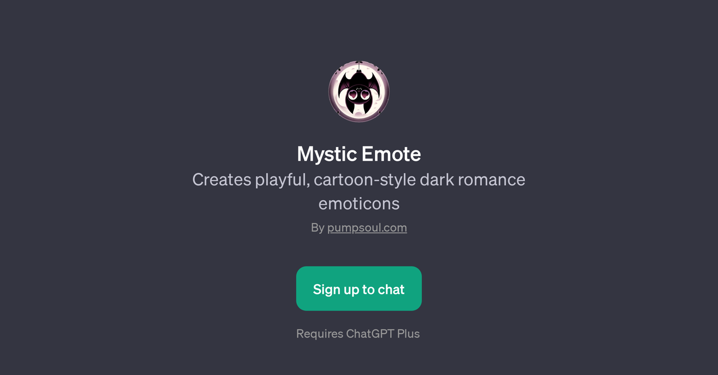 Mystic Emote website