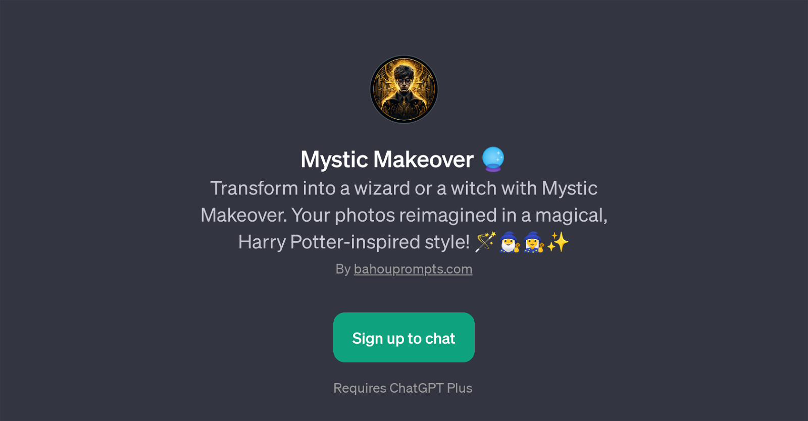 Mystic Makeover website