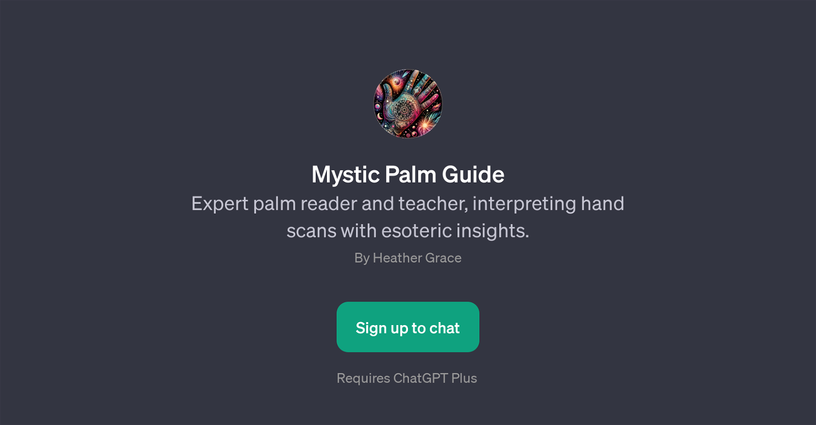 Mystic Palm Guide website