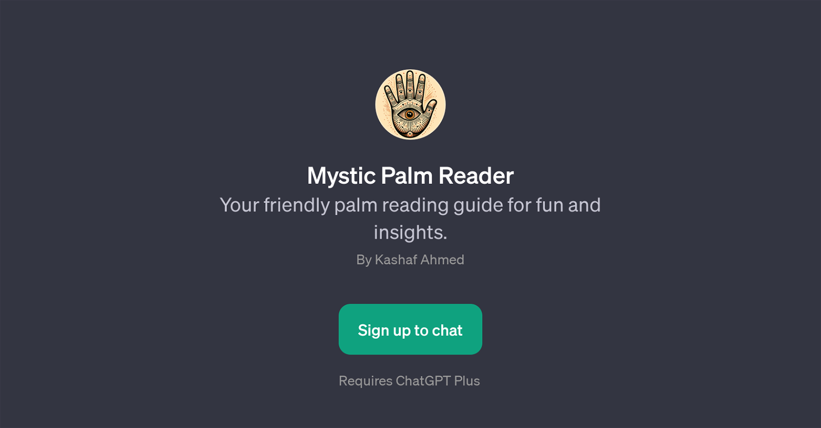Mystic Palm Reader website