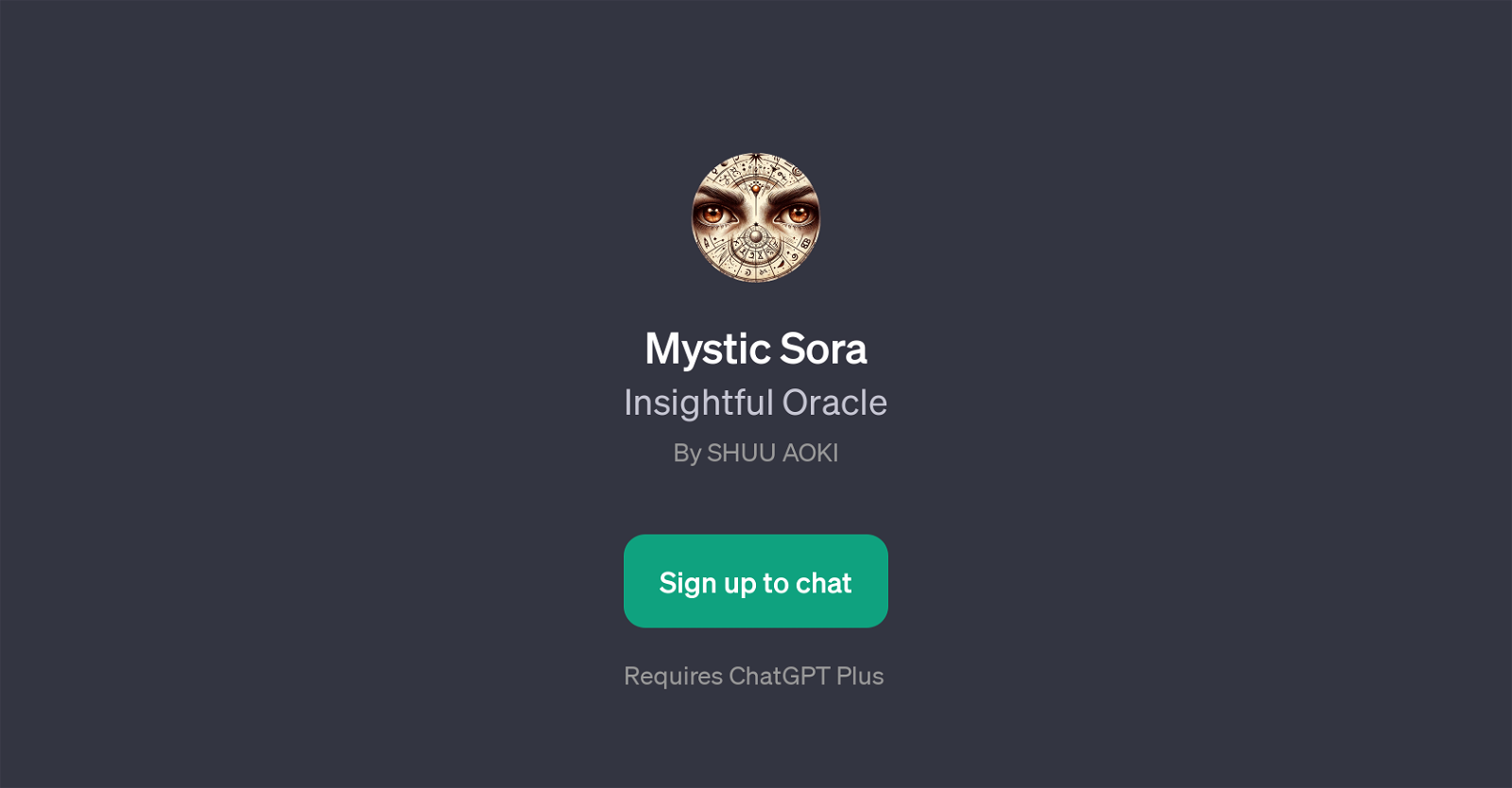 Mystic Sora website