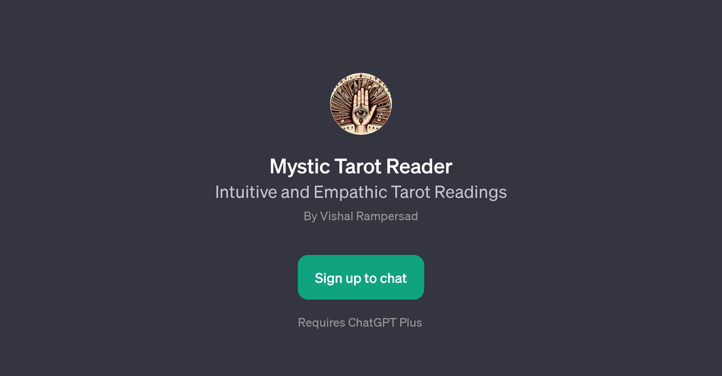 Mystic Tarot Reader website