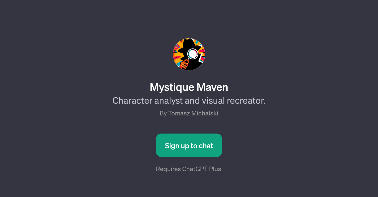 Mystique Maven website