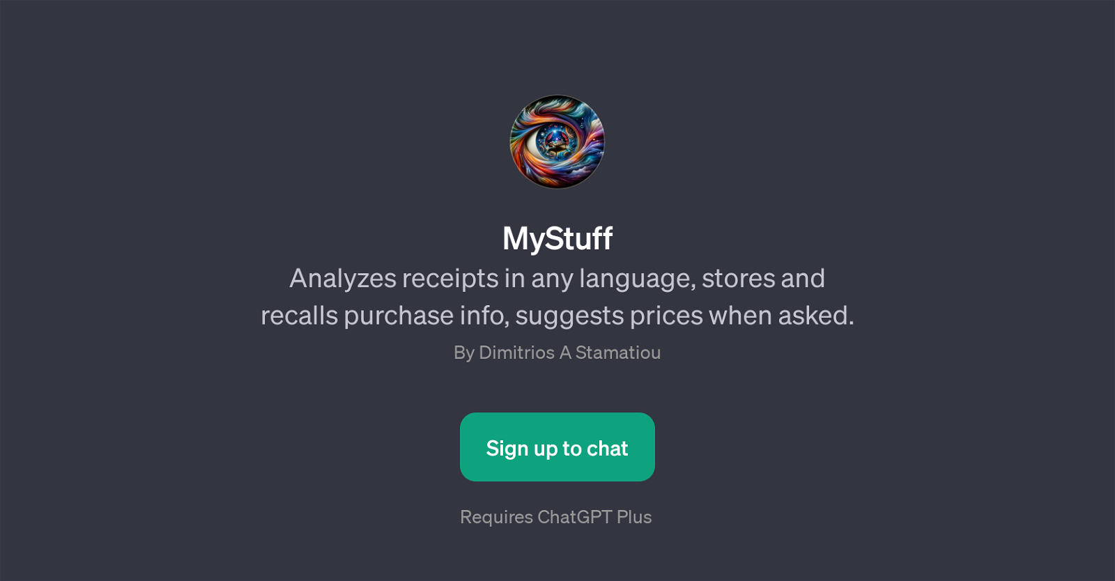MyStuff website
