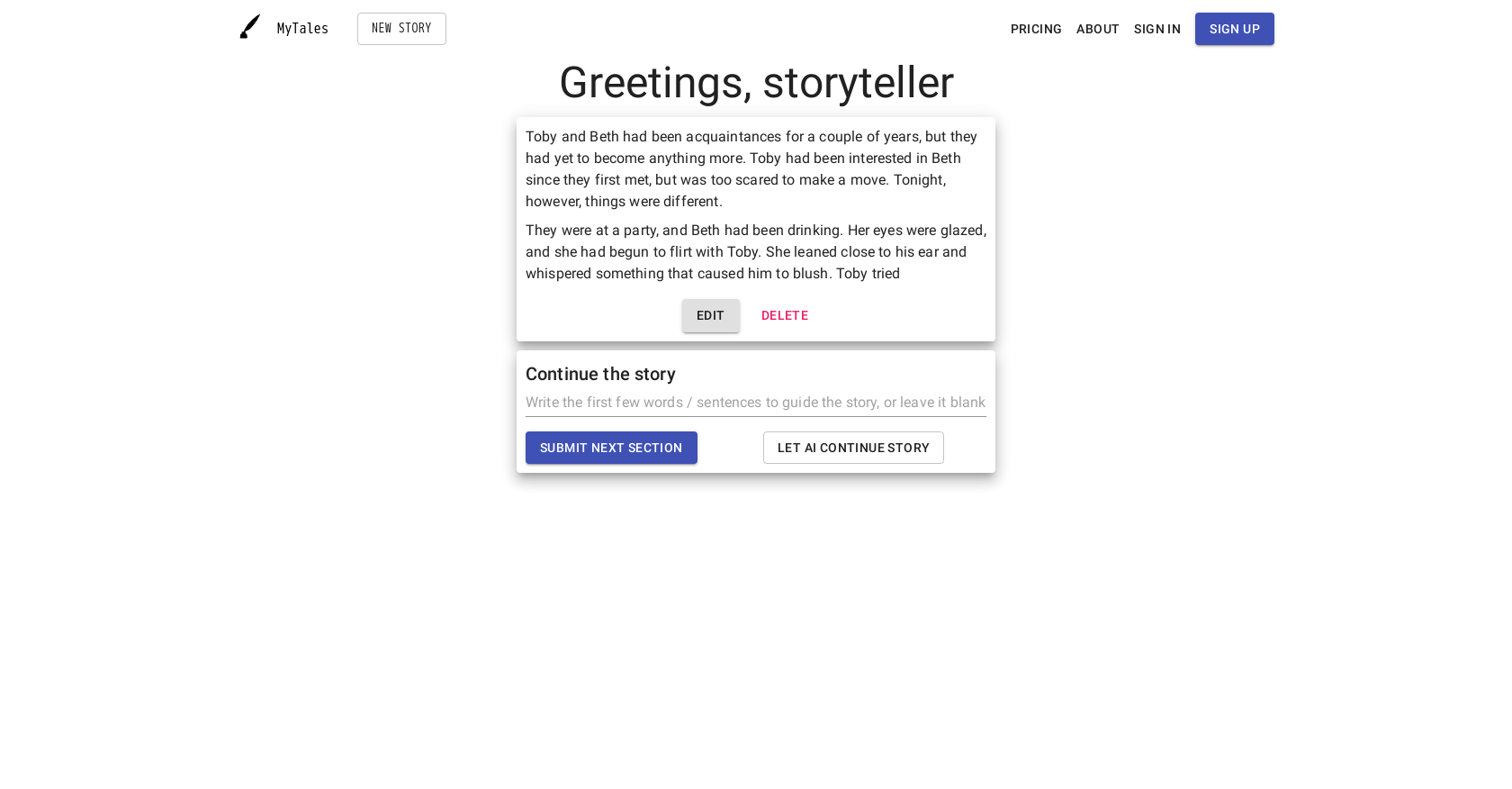 Mytales And 51 Other AI Tools For Story Writing