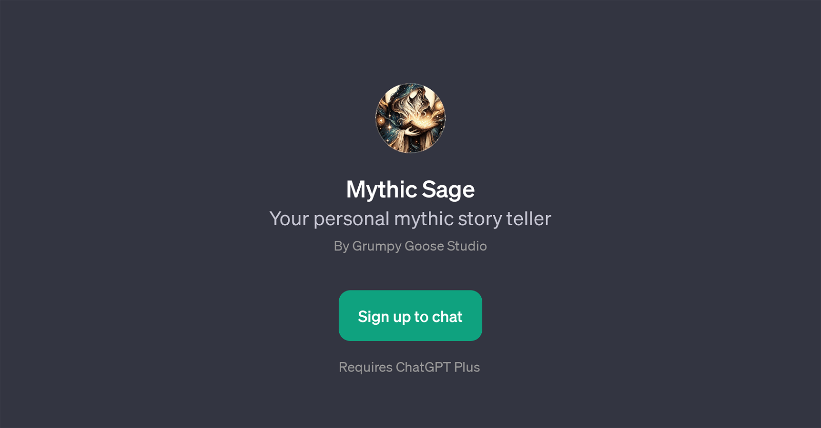 Mythic Sage website