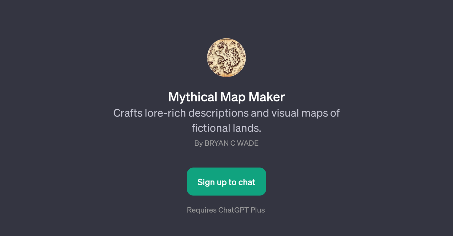 Mythical Map Maker website