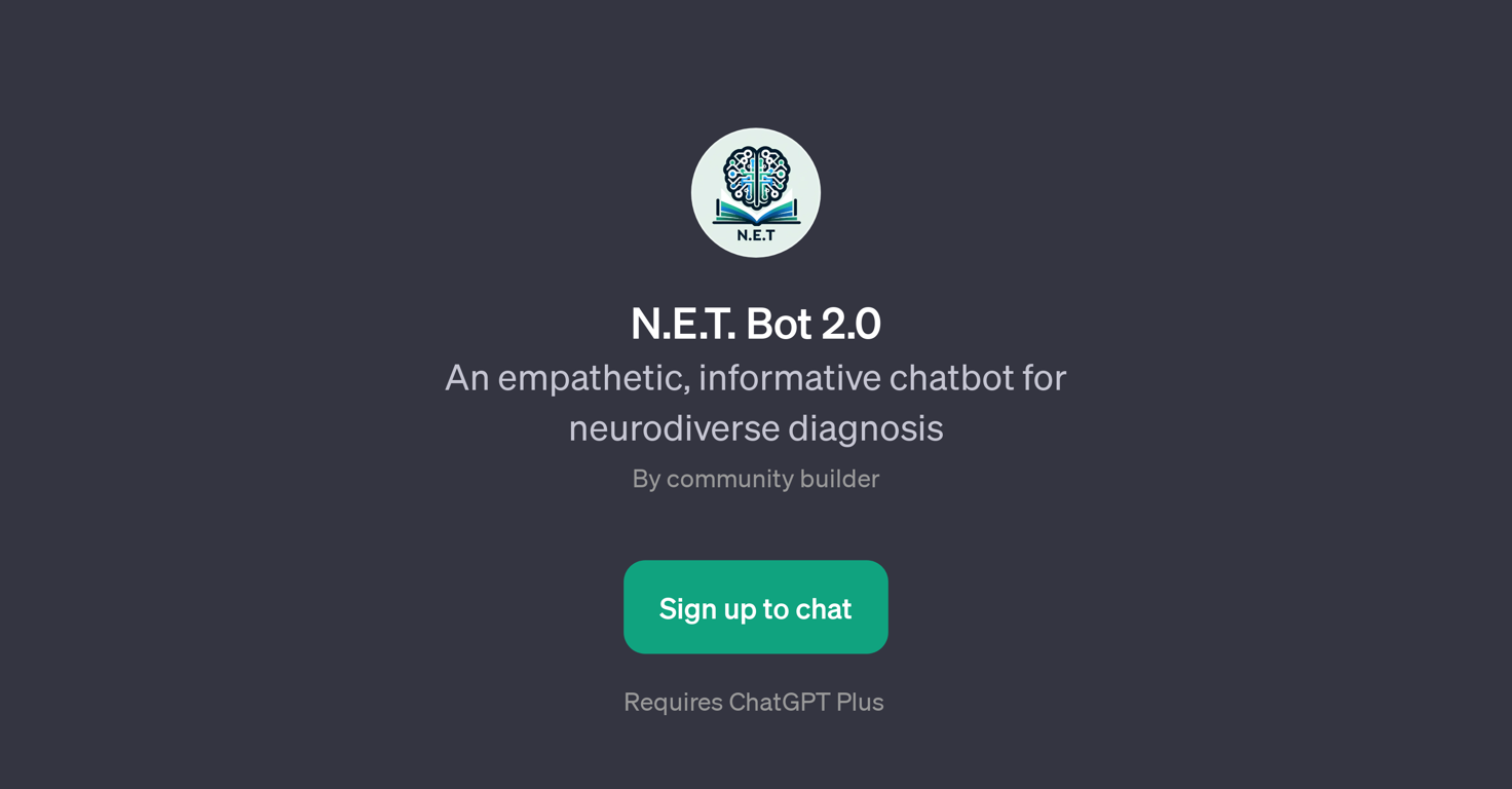 N.E.T. Bot 2.0 website