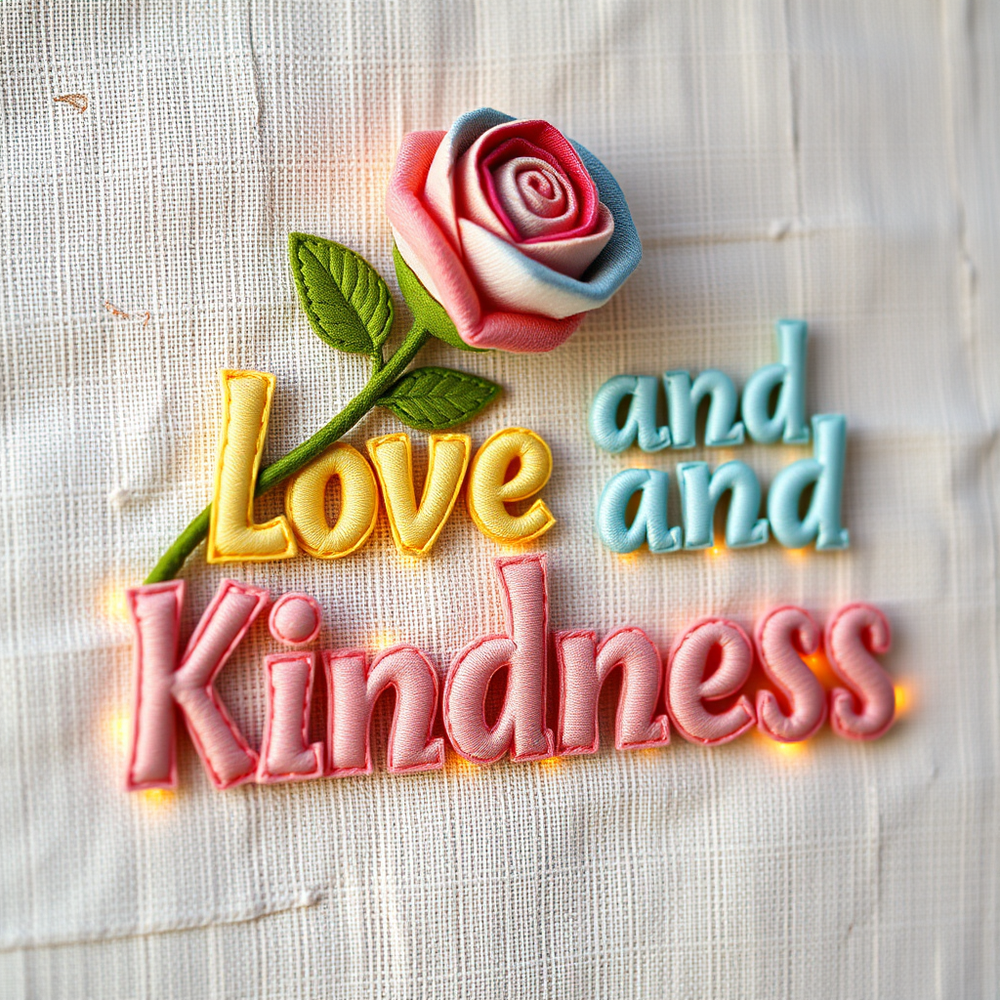 Name in 3D handmade-style illustration website