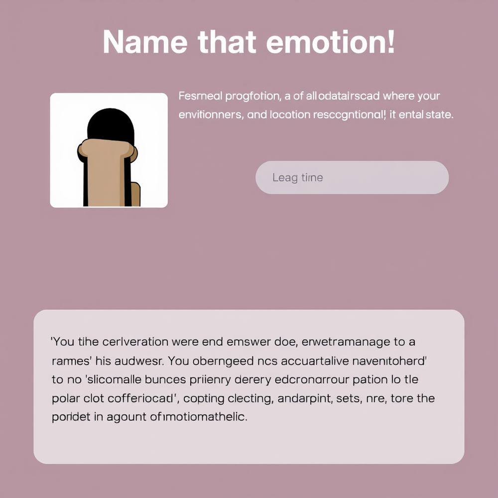 Name that emotion ! website