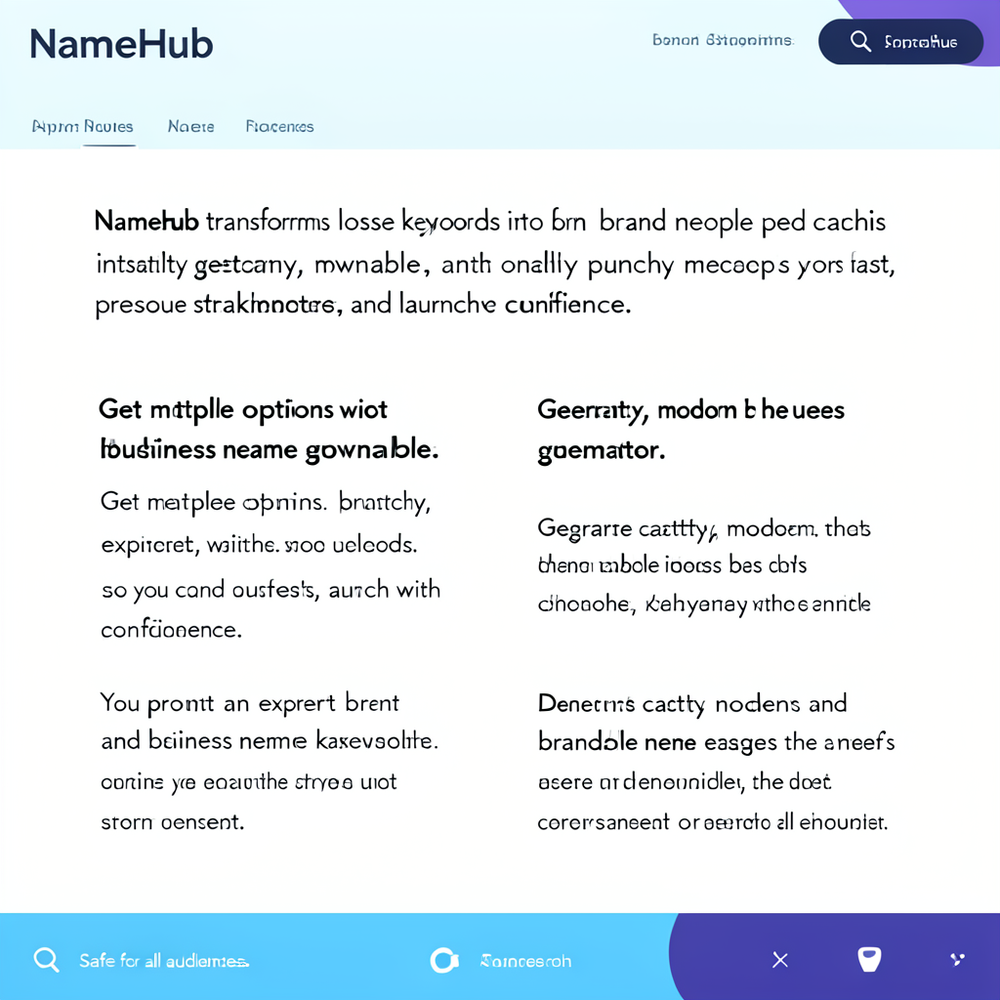 NameHub website
