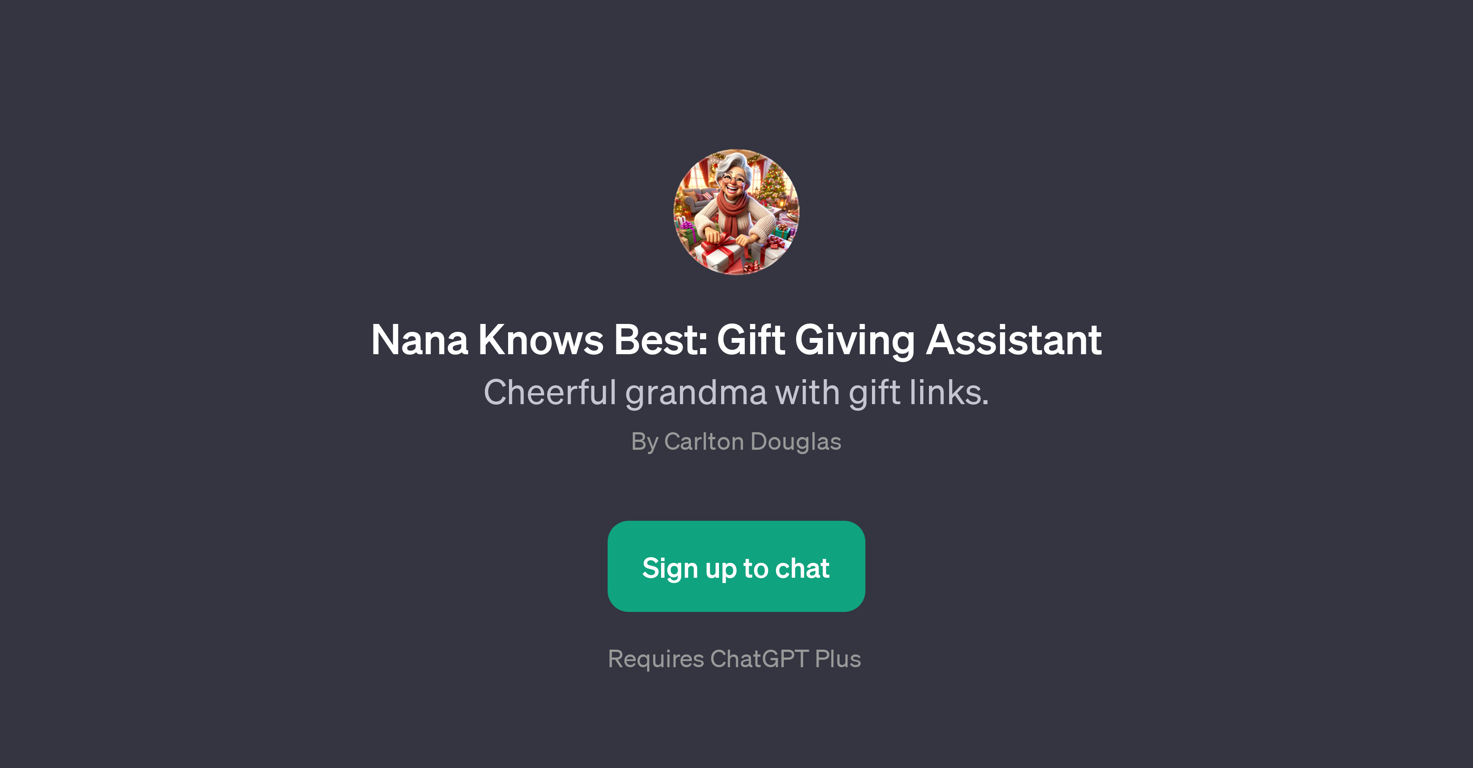 Nana Knows Best: Gift Giving Assistant website