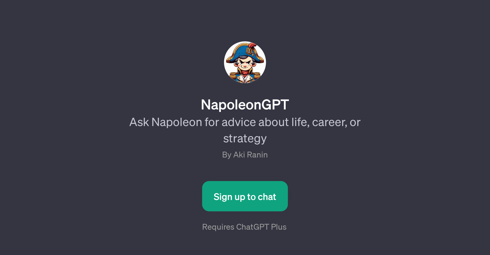 NapoleonGPT website