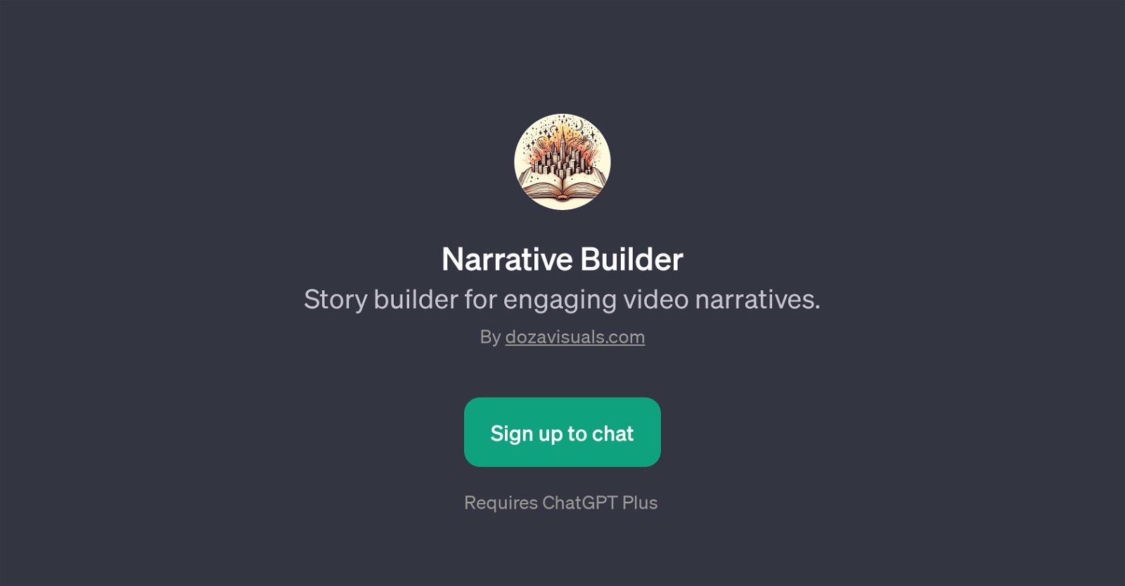 Narrative Builder website