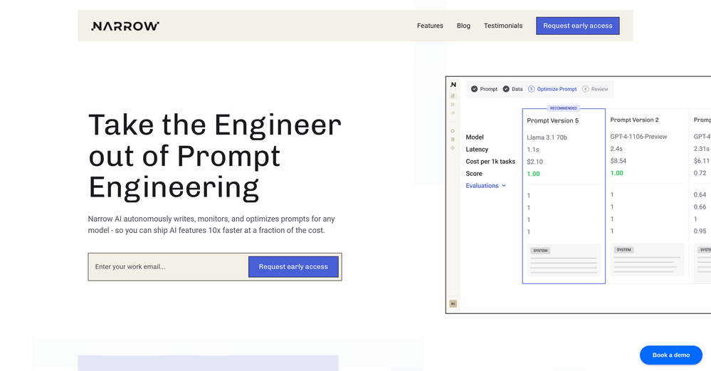 Narrow AI website