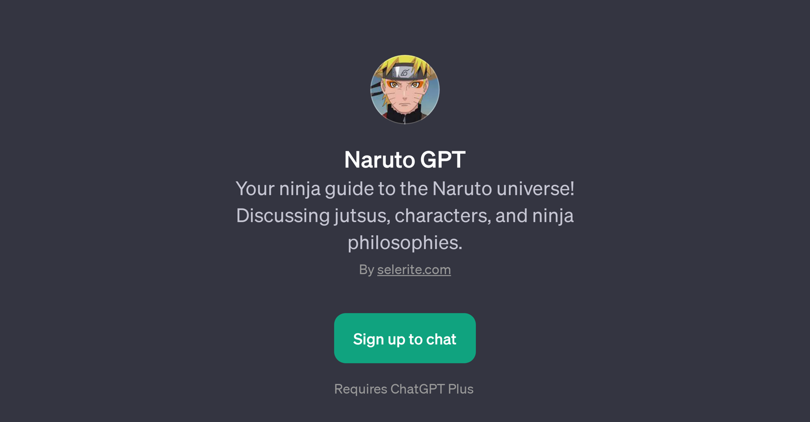 Naruto GPT website