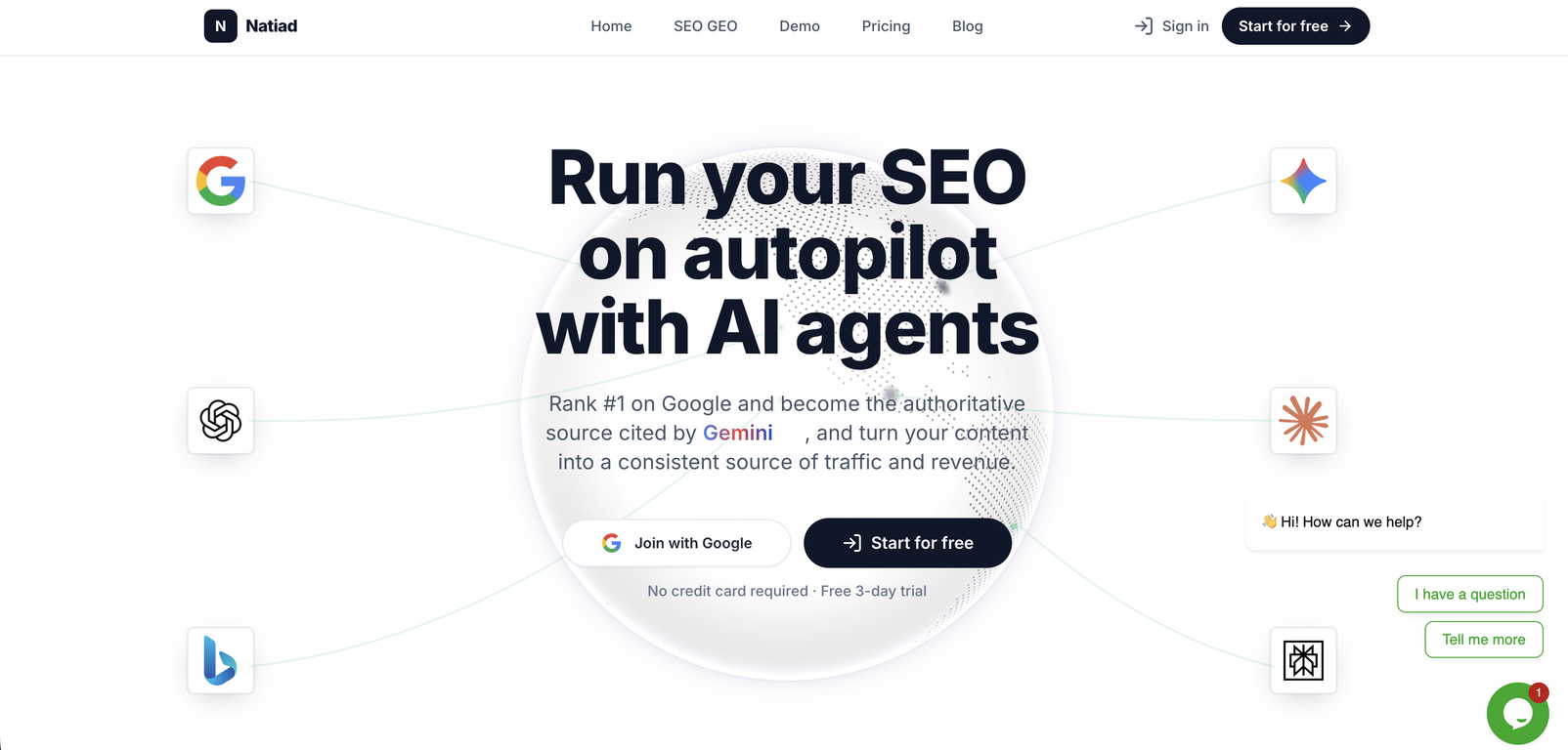 Natiad website