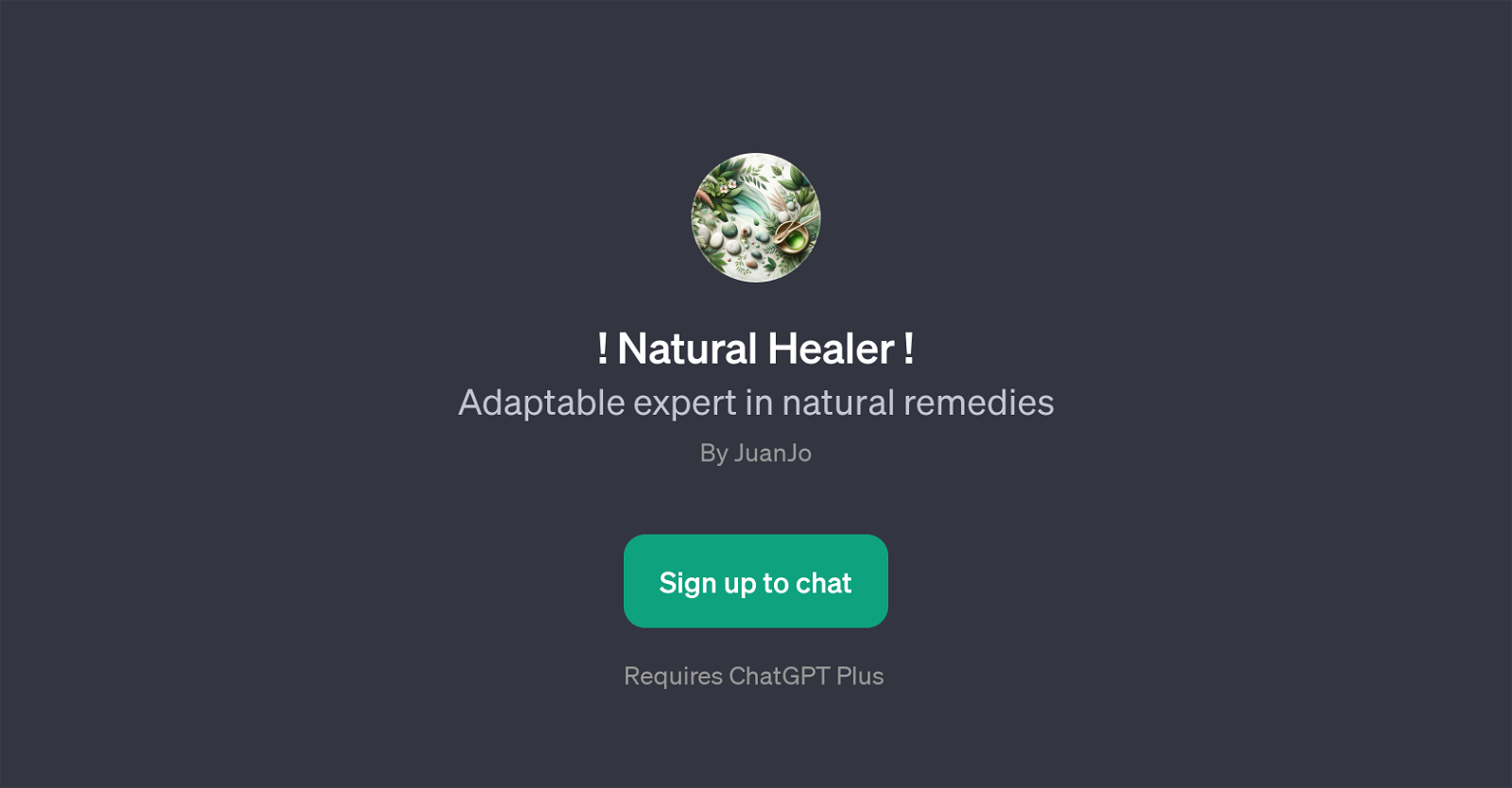 Natural Healer website