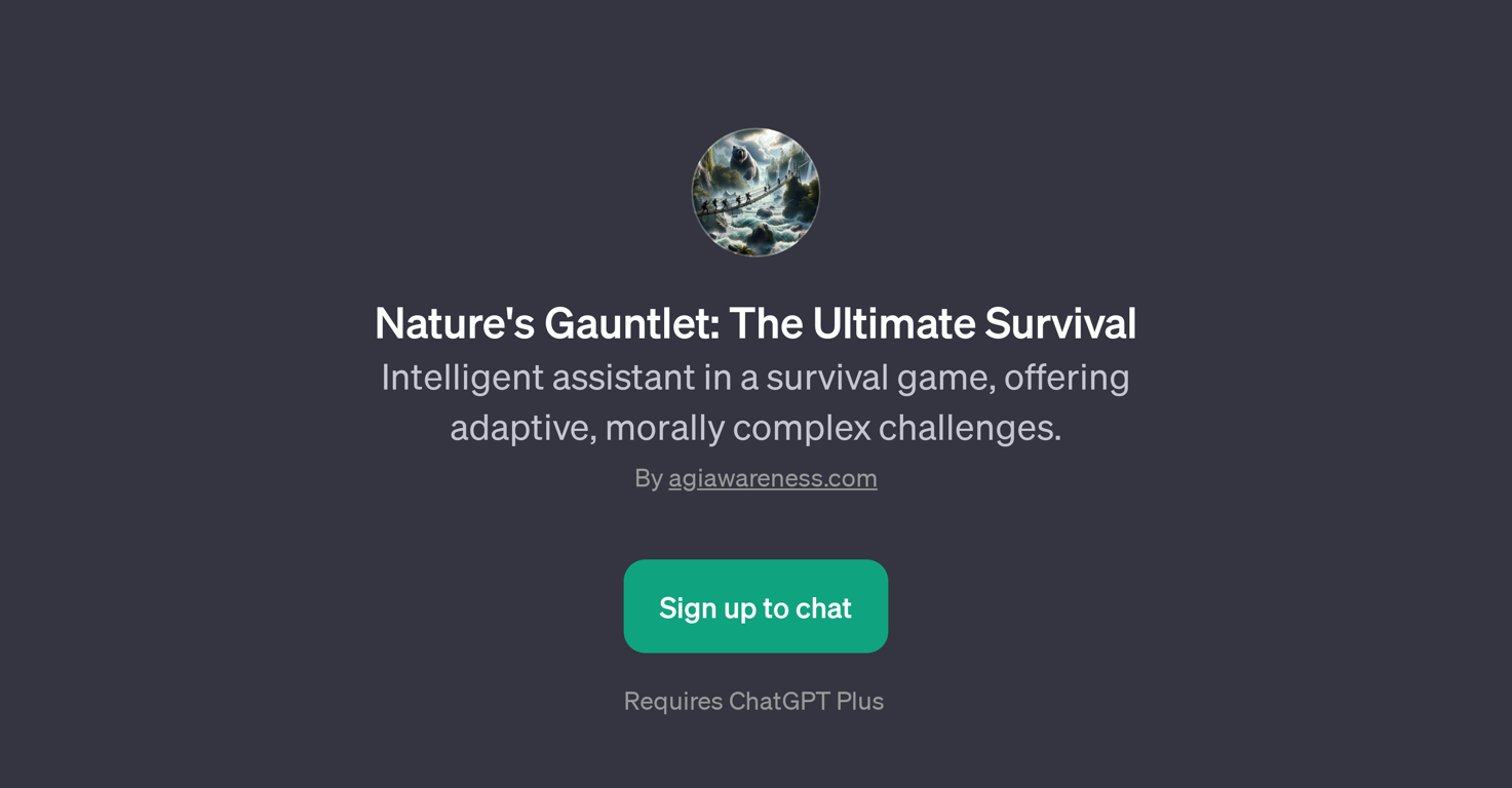 Nature's Gauntlet: The Ultimate Survival website