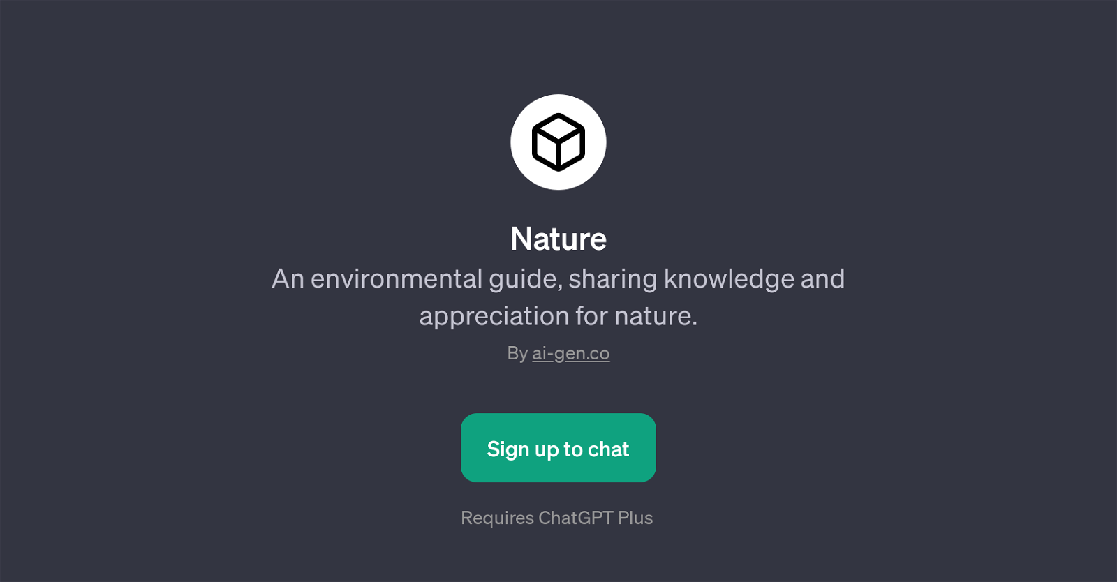 Nature website