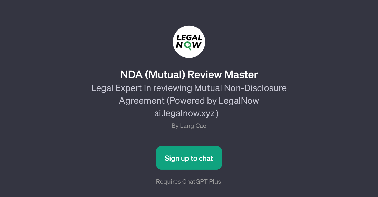 NDA (Mutual) Review Master website