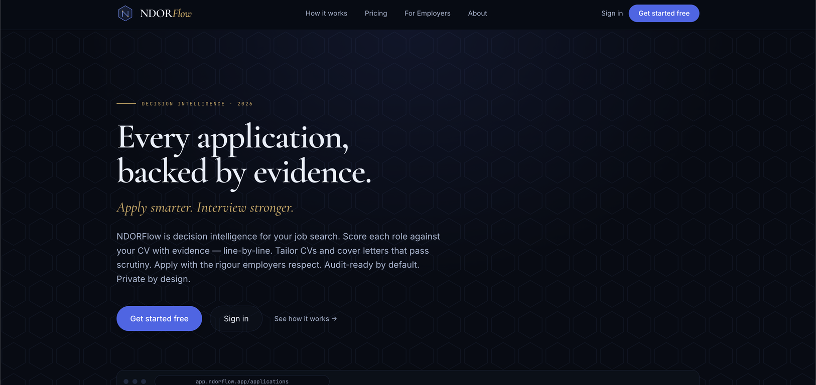 NDORFlow website