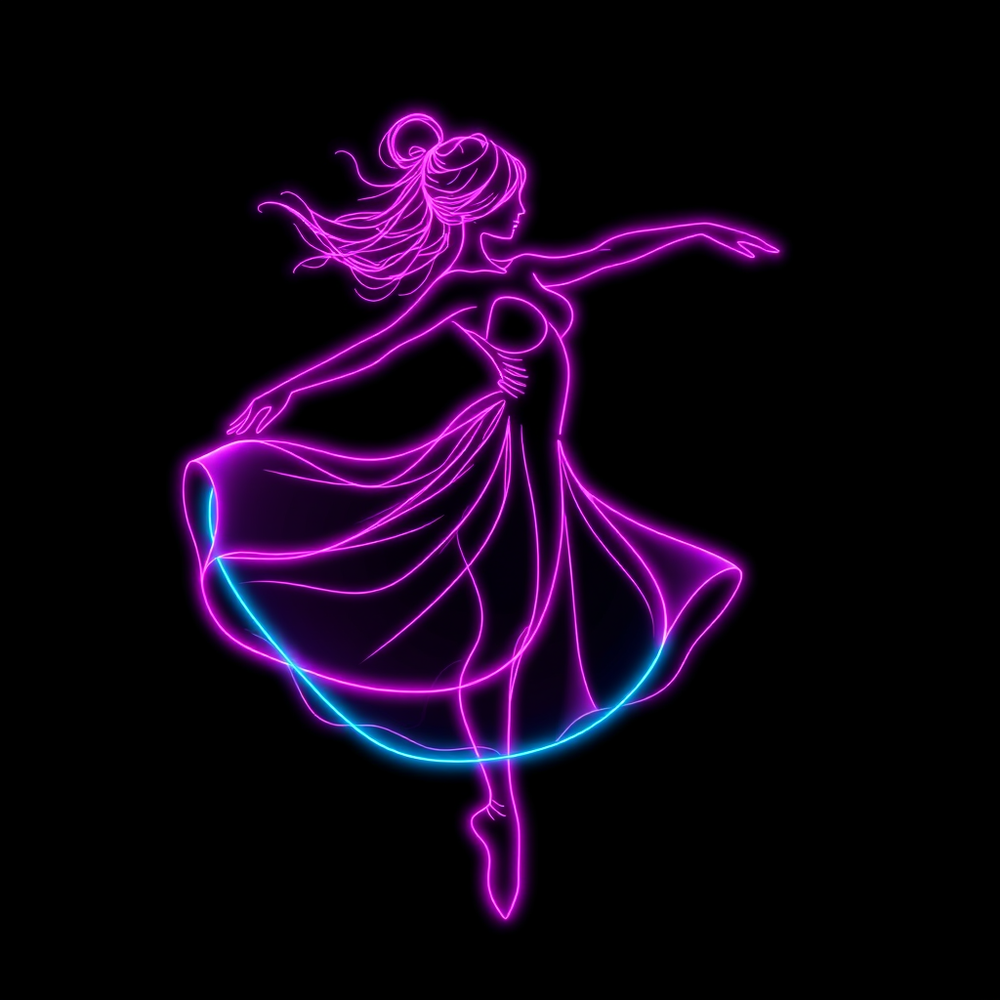 Neon Flow: The Ethereal Motion website