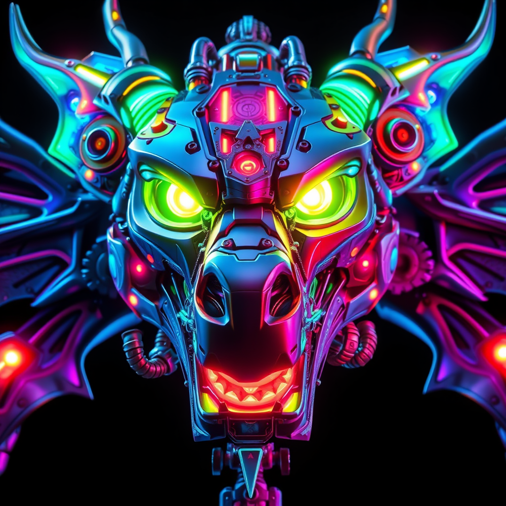 Neon Fusion: A Futuristic Interpretation website