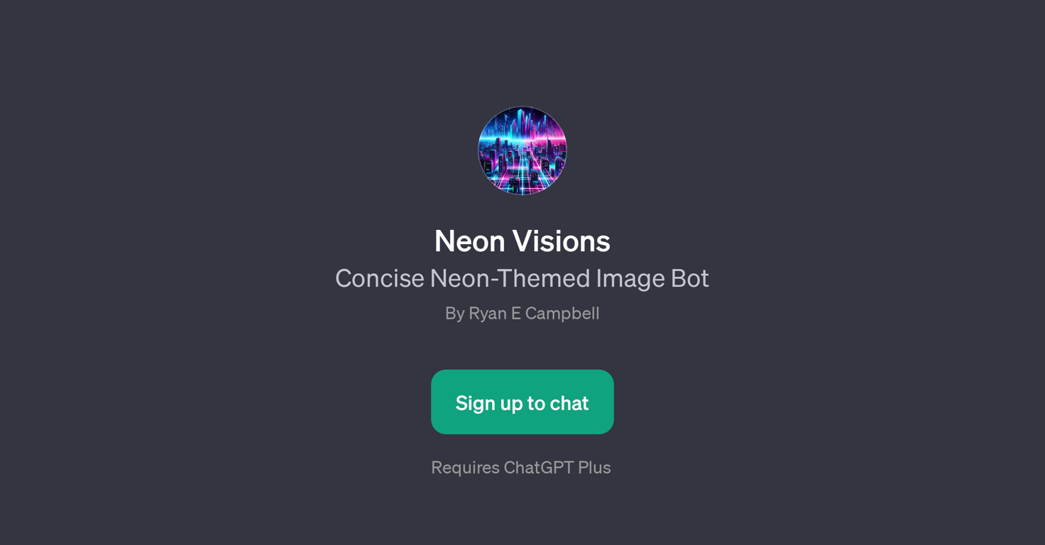 Neon Visions website