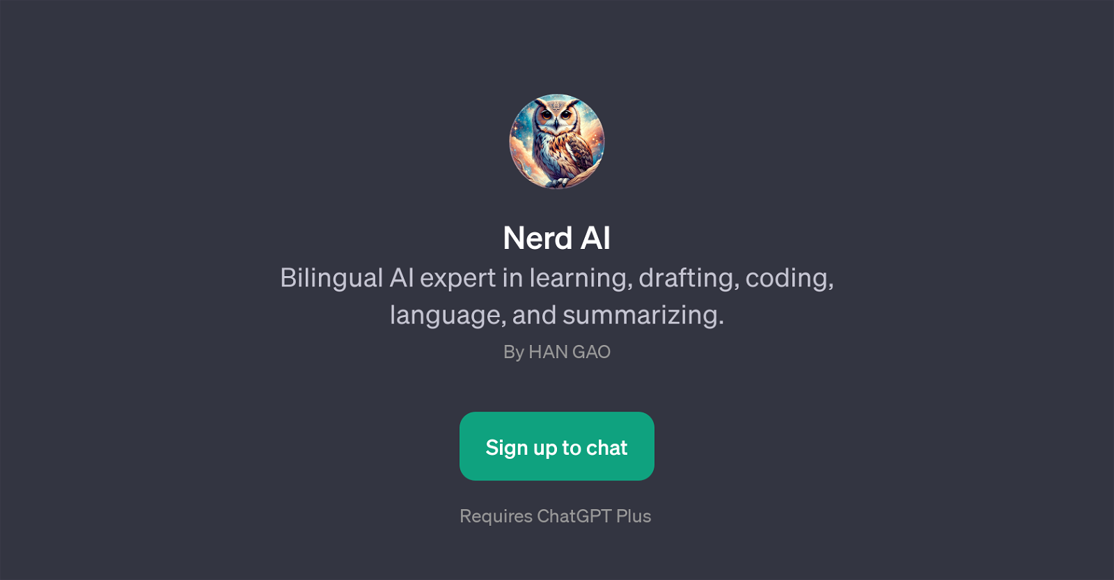 Nerd AI website