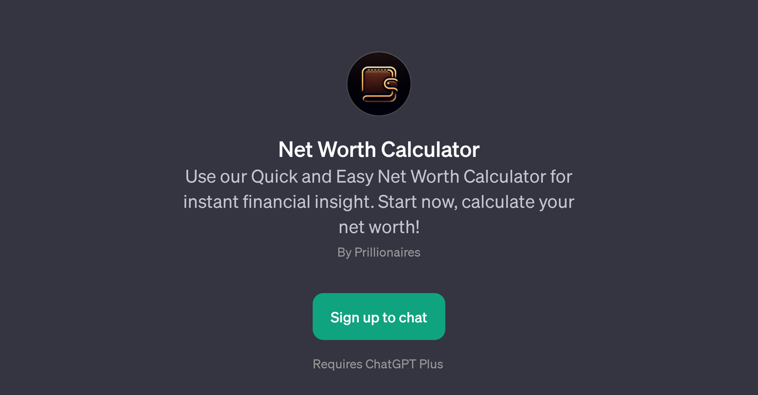 Net Worth Calculator website