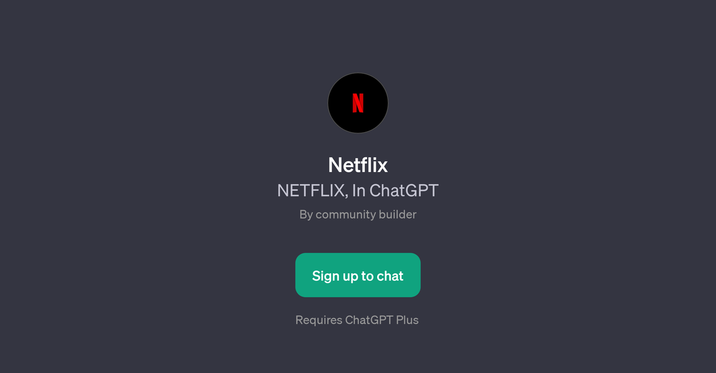Netflix website