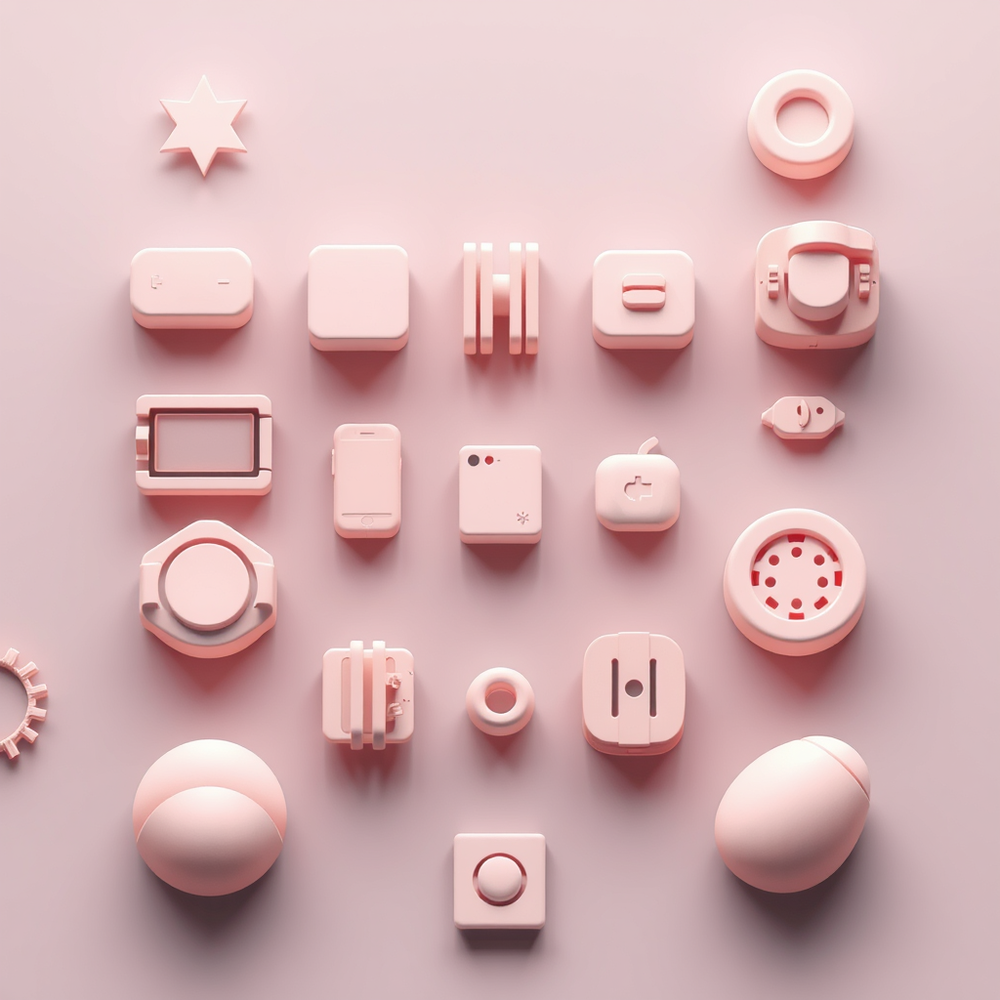 Neumorphic Soft - Subtle 3D soft shadows  flat icons generator website