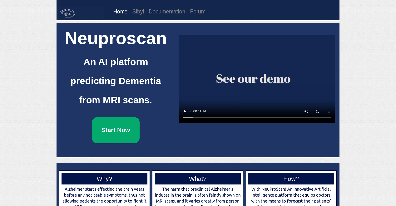 Neuproscan website